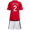 Original Trikotsatz Manchester United Lindelof 2 Heimtrikot 2023-24 Für Kinder